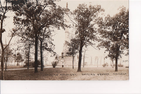 IL, CHICAGO - Douglas Square, Monument (original SOLD) - w02990