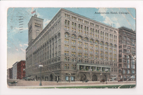 IL, Chicago - Auditorium Hotel - @1917 - z17057 - postcard **DAMAGED / AS IS**