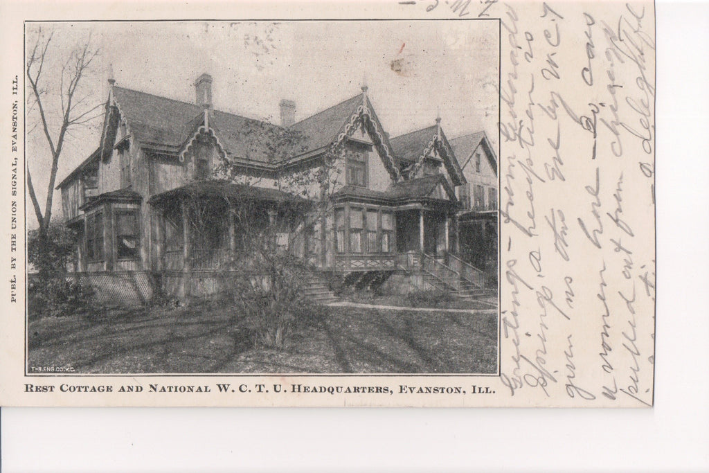 IL, EVANSTON - Rest Cottage, National WCTU (original SOLD) - E10384