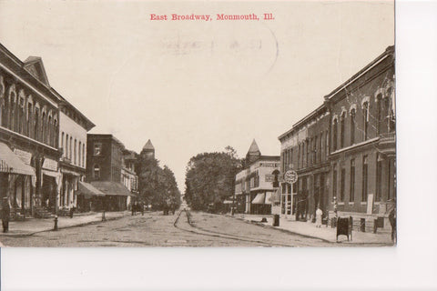 IL, MONMOUTH - East Broadway, Johnson? sign (ONLY Digital Copy Avail) - C08010