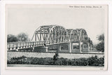 IL, MORRIS - New Illinois River Bridge (Steel) postcard - CR0095