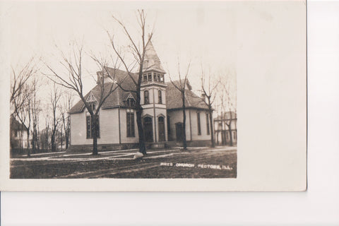 IL, PEOTONE - Presbyterian Church - RPPC - G06039
