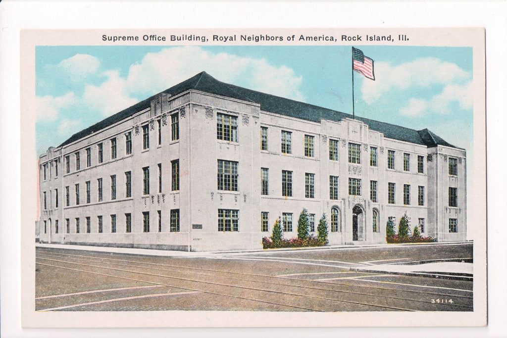 IL, Rock Island - Royal Neighbors of America, Supreme Office - J03126
