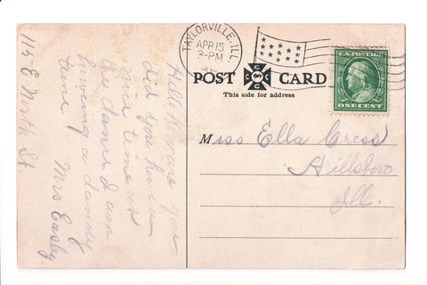 pm FLAG KILLER - IL, Taylorville - 1909 cancel - B06191