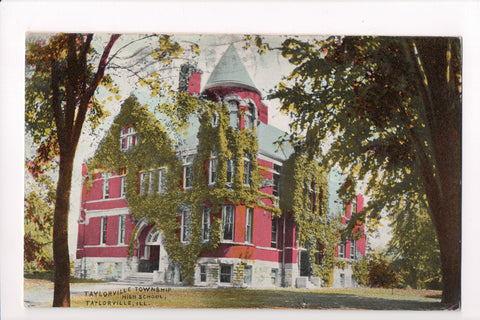IL, TAYLORVILLE - Township High School postcard - B06191