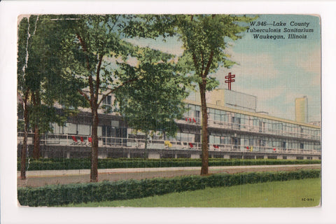IL, Waukegan - Lake County Tuberculosis Sanitarium postcard - w02845