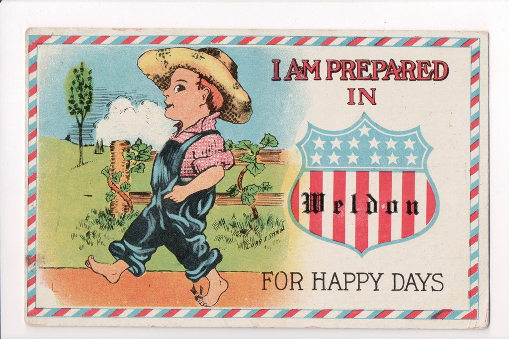 IL, WELDON - American Shield, Cobb X Shinn signed - SH7253