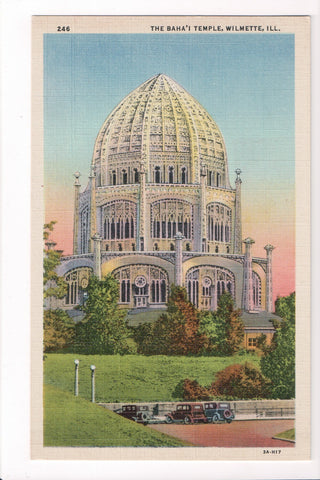 IL, WILMETTE - The Baha'i Temple postcard - C04217