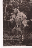 Indian postcard - Hiawatha, large bow, deer on shoulder - B08144