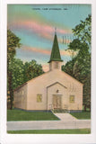 IN, Camp Atterbury - Chapel closeup postcard - w01727