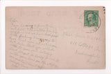 IN, EDINBURG - Heflins Camp, man (owner?) and girl - RPPC - A05180