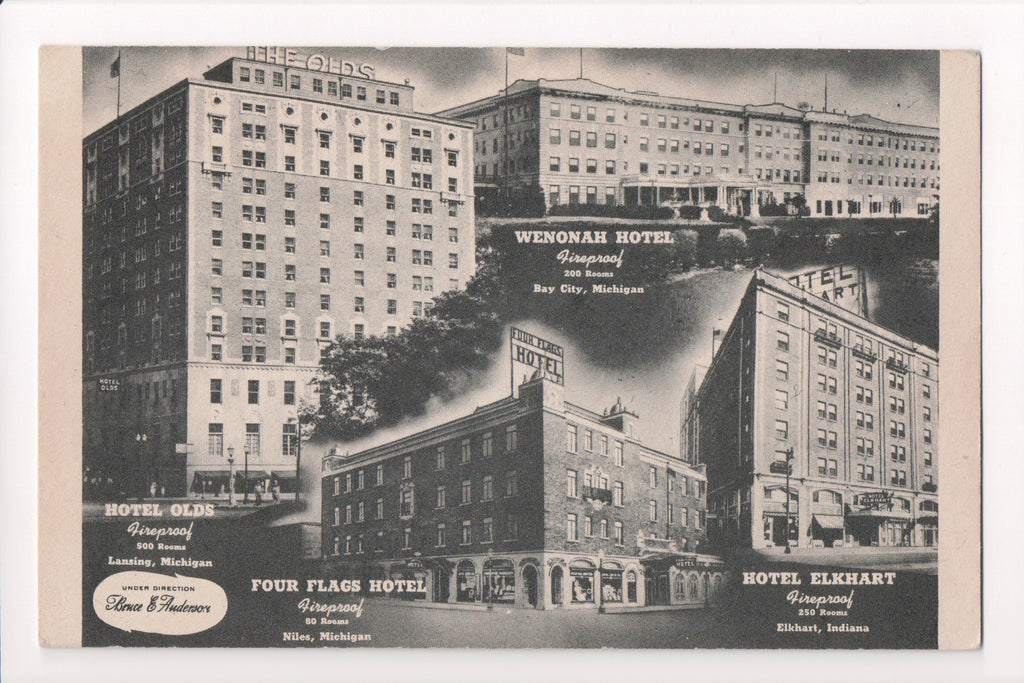 IN, Elkhart - Hotel Elkhart postcard multi (ONLY Digital Copy Avail) - w00726