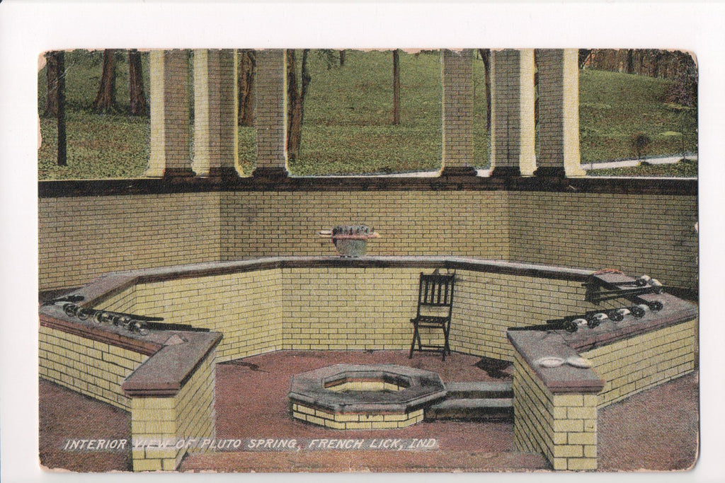 IN, French Lick - Pluto Spring, 1910 interior view - C08196