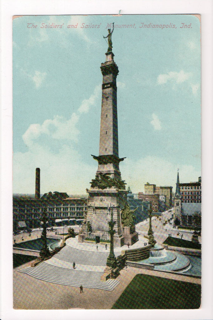 IN, Indianapolis - Soldier and Sailors Monument closeup - B08212