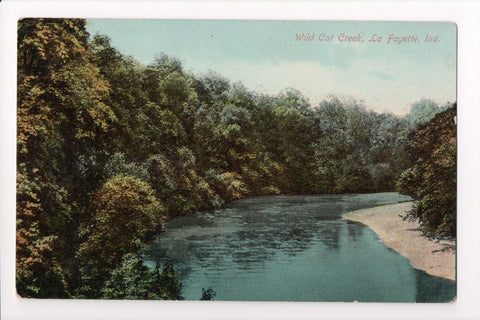 IN, La Fayette - Wild Cat Creek postcard - C08245
