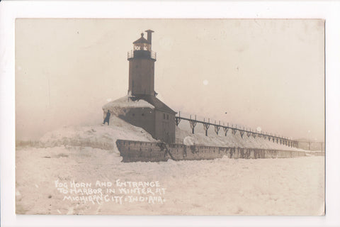 IN, MICHIGAN CITY - Fog Horn, Harbor Entrance (ONLY Digital Copy Avail) - B11194