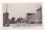 IN, Shelbyville - Broadway from Harrison postcard - w00751