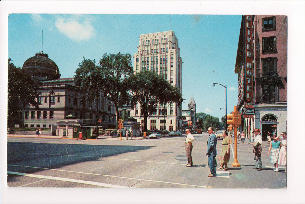 IN, South Bend - Washington Street, Rexall Drug, Oliver Hotel - C08541