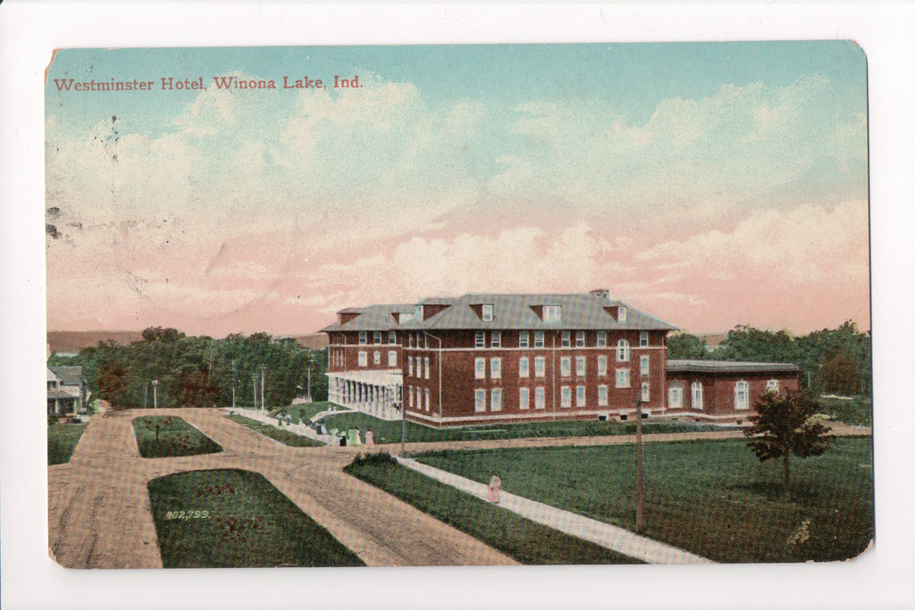 IN, Winona Lake - Westminster Hotel postcard - w00870