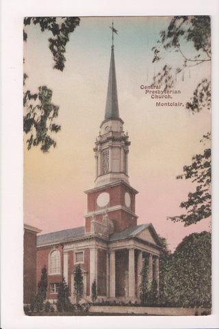 NJ, Montclair - Central Presbyterian Church postcard - J03020