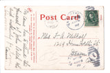 VT, St Albans - Mortons Block, American House - @1907 postcard - J04068