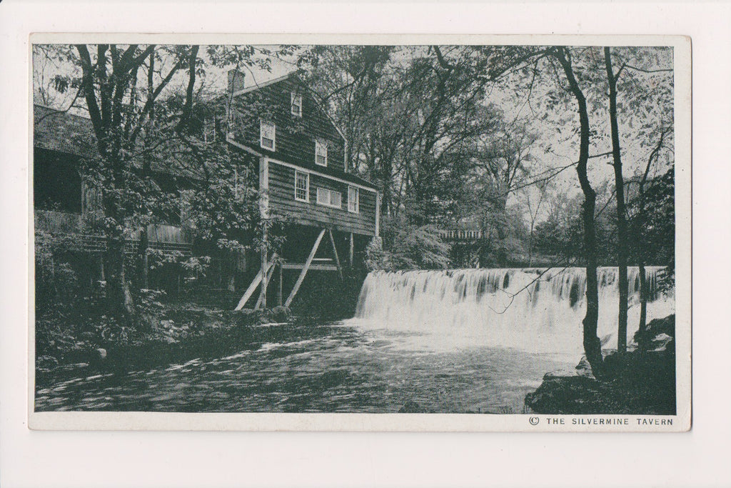 CT, Norwalk - Silvermine Tavern - vintage postcard - JJ0625