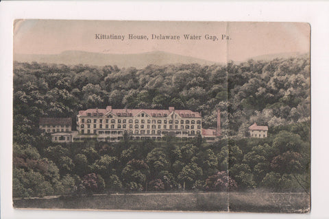 PA, Delaware Water Gap - Kittatinny House, 1911 postcard - JJ0630