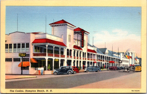 NH, Hampton Beach - Casino - 1942 postcard - JJ0666