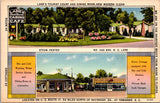 SC, YEMASSEE - Lanes Tourist court, dining room, M/M M O Lane owners postcard -