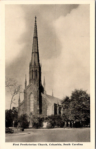 SC, Columbia - First Presbyterian Church postcard - K06114