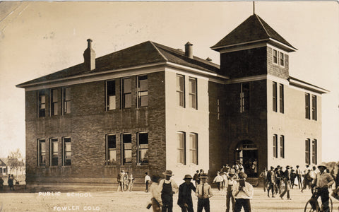 CO, FOWLER - Public School (original SOLD) B06007
