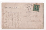 KS, Harper - Central Ave - M E Church - RPPC postcard - G06028