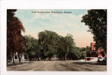 KS, Hutchinson - First Avenue East postcard - B08225