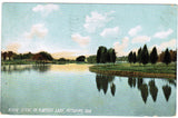 KS, Pittsburg - Playters Lake view - w00986
