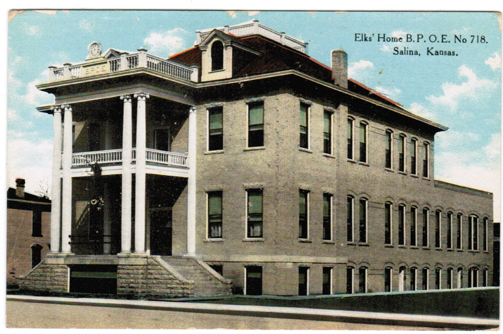 KS, Salina - Elks Home BPOE No 718 - A12516