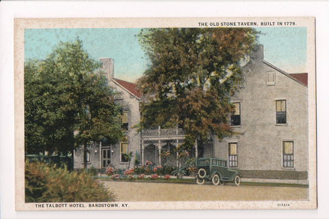KY, Bardstown - Talbott Hotel - z17016 - postcard **DAMAGED / AS IS**