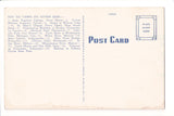 IN, INDIANA - STATE MAP postcard - L03081