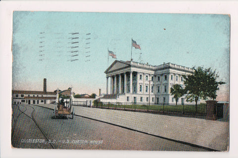 SC, Charleston - US CUSTOM HOUSE with info - 1910 postcard - L03120