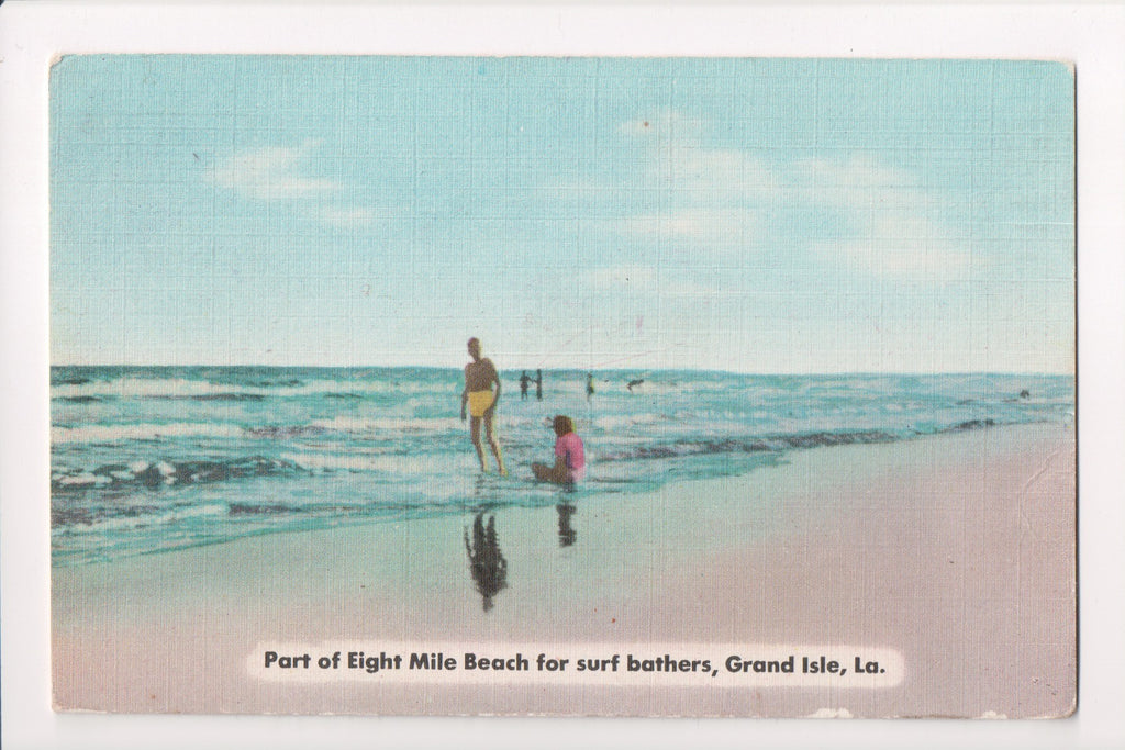 LA, Grand Isle - Beach scene of 8 mile beach (ONLY Digital Copy Avail) - CP0164
