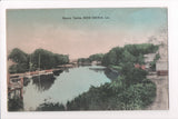 LA, New Iberia - Bayou Teche, Daigres sign on water - B11140