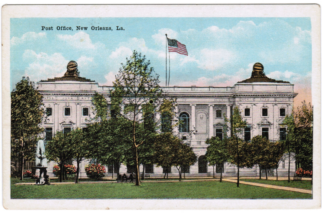 LA, NEW ORLEANS - Post Office, PO postcard - 500876