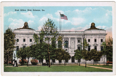 LA, New Orleans - Post Office, PO postcard - 500876