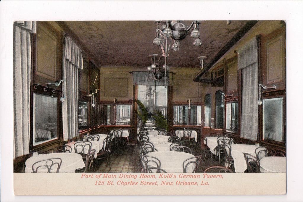 LA, NEW ORLEANS - Kolb German Tavern, dining room interior - A12056