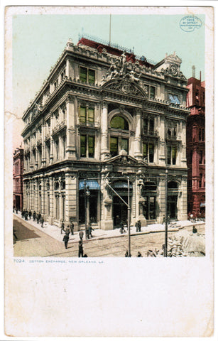 LA, New Orleans - Cotton Exchange building closeup - B08200