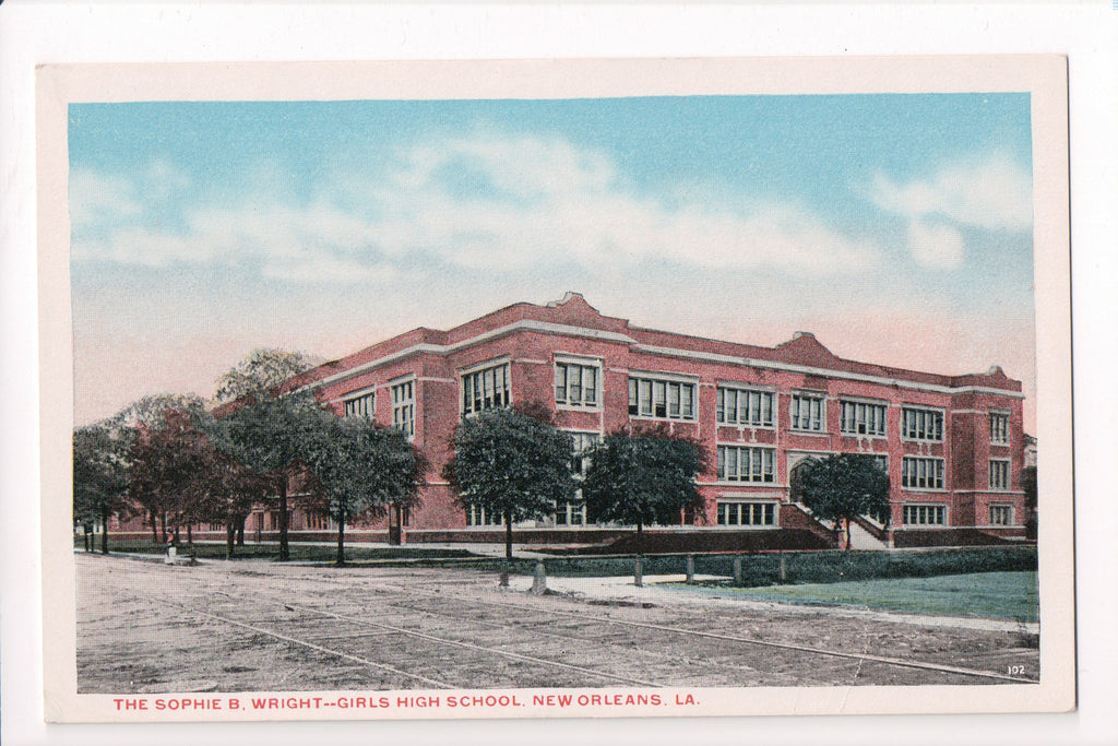 LA, New Orleans - Sophie B Wright girls High School - B11181