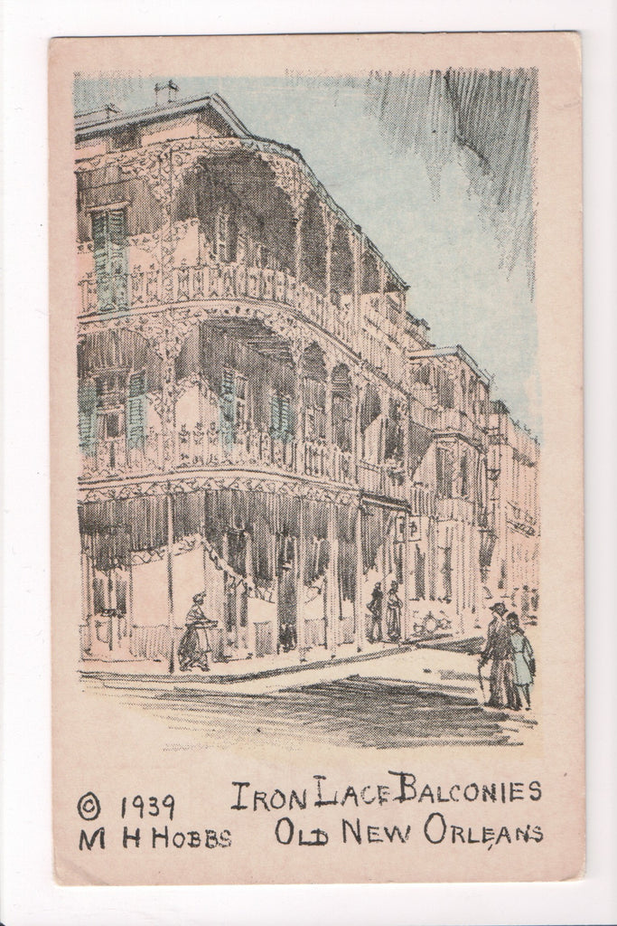 LA, New Orleans - Old New Orleans by M H Hobbs - C08689