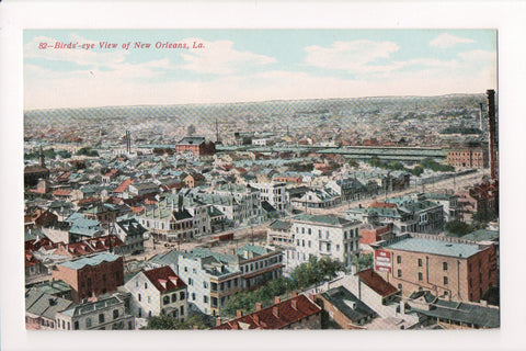 LA, New Orleans - Bird Eye View postcard - CP0161