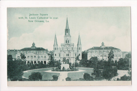 LA, New Orleans - Jackson Square, St Louis Cathedral  - CP0162