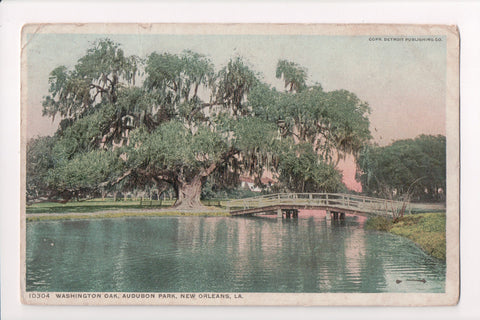 LA, New Orleans - Audubon Park - Washington Oak, bridge - CP0163