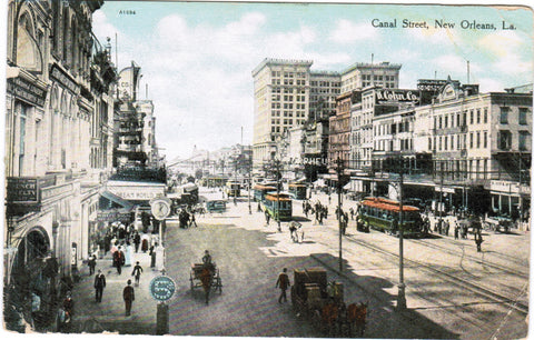 LA, New Orleans - Canal Street, B Cohn Co, White Bros - F03256